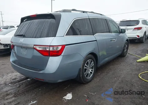 2012 Honda Odyssey Ex-L из США, поврежденный, VIN 5FNRL5H62CB103267
